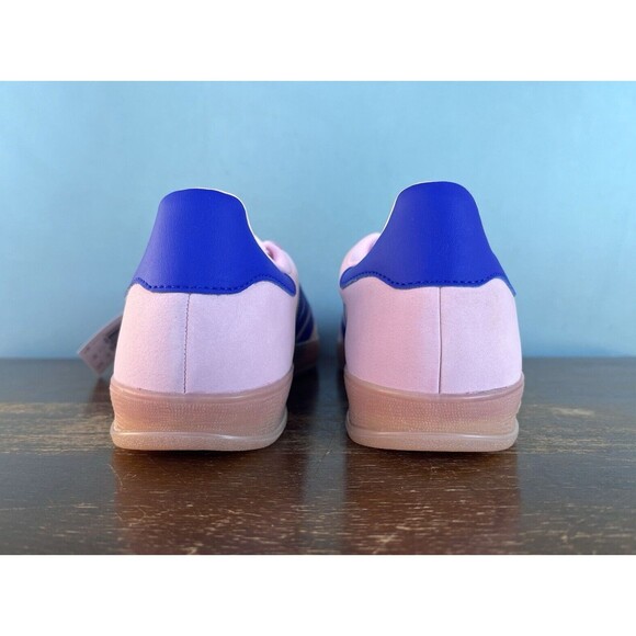 Adidas Gazelle Indoor Clear Pink/Lucid Blue Women's Size 7.5 JI1371 - Picture 9 of 12